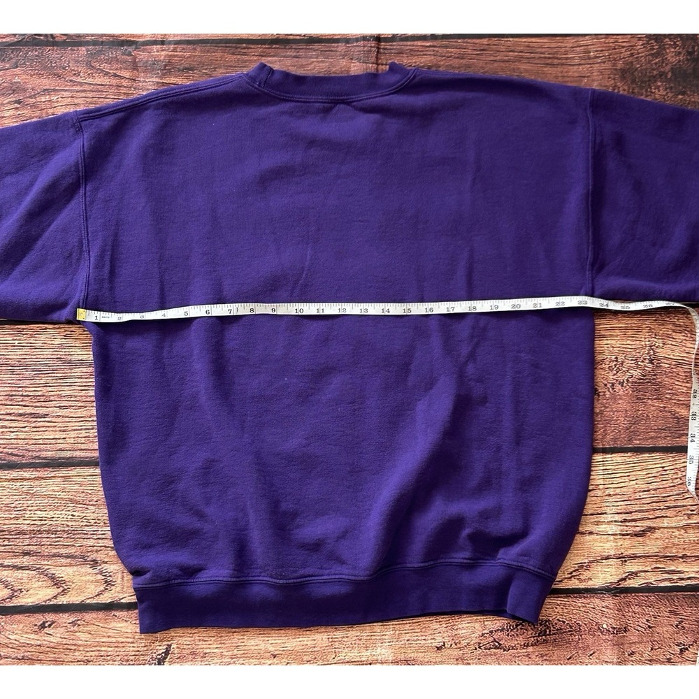Vintage Purple Washington Huskies Gilden‎ College Football 2013 sweatshirt - Picture 8 of 10